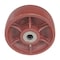 Vestil Ductile Steel Wheel 8x3 6K Maroon WHL-DS-8X3 - alternate 2